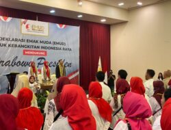 Deklarasi, EMUD Lampung Siap jadi Tumpuan Prabowo Presiden
