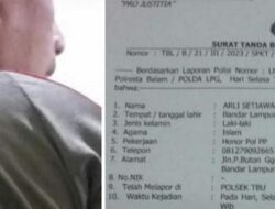 Drama Lempar Termos Air Panas di Kantor Pol PP Bandarlampung Berujung Laporan Polisi