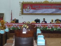 HUT Ke- 14 Tahun DPRD Tubaba Gelar Rapat Paripurna Istimewa