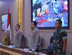 Jelang Pengamanan Hari Raya Idul Fitri 1444 H, Kasiops Kasrem 043 Gatam Ikuti Rakor Lintas Sektoral Polda Lampung
