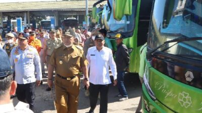 Gubernur Arinal Tinjau Kesiapan Pelayanan Transportasi Moda Angkutan Jelang Idul Fitri 1444 H