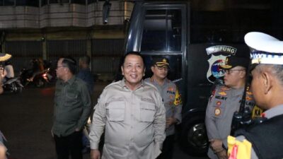 Gubernur Arinal Bersama Forkopimda Pantau Situasi Malam Idul Fitri 1444 H