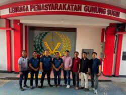 Sekjend LBH SMSI Sambangi Lembaga Pemasyarakatan Kelas IIB Gunung Sugih