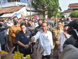 Danrem 043 Gatam Bersama Pangdam II Sriwijaya Pastikan Kegiatan Presiden Jokowi di Pasar Natar Berjalan Lancar