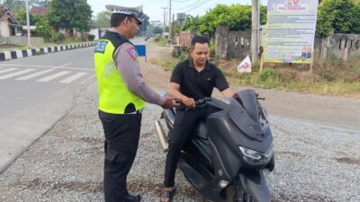 Polisi Berlakukan Kembali Tilang Manual di Tubaba