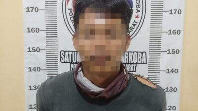 Bawa Narkotika, Pemuda Asal Tiyuh Gunung Agung Ditangkap Satresnarkoba Polres Tubaba