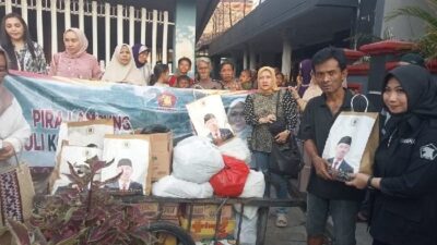 DPD Gerindra bersama PIRA Lampung Bantu Korban Kebakaran di Kaliawi Balam