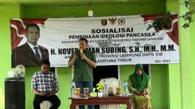 Sosialisasi PIP, Nover: Cinta Daerah Kelahiran Wajib Hukumnya