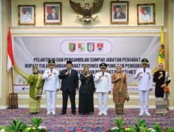 Gubernur Lampung Lantik dan Kukuhkan 3 Penjabat Bupati