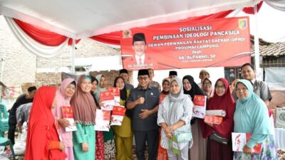 AR Suparno Sosialisasikan Pentingnya Ideologi Pancasila ke Masyarakat Bandarlampung