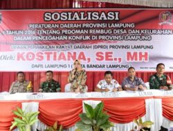 Sosialisasi Perda, Kostiana Ajak Masyarakat Jaga Kerukunan dan Kedamaian dalam Hidup Bertetangga