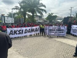 Terlantar Akibat Penyidikan di Bareskrim Polri, Ratusan Karyawan PT Batuah Energi Prima Gelar Aksi Damai