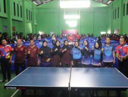 Tim Tenis Meja Lampung Taklukan Kemendagri
