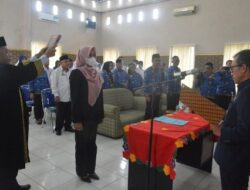 Sekda Nirlan Lantik Direktur RSUD DSR Lamteng dr. Desi Kurniawati