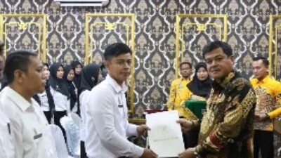 Bupati Musa Ahmad Hadiri Penyerahan SK PPPK di Lingkungan Pemkab Lampung Tengah