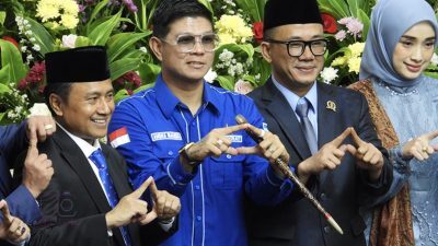 Pelantikan M. Junaidi jadi Anggota DPRD Lampung Dihadiri Andika Kangen Band