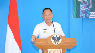 Pj. Bupati Tuba Ajak Masyarakat Sukseskan Karya Bhakti TNI Tahun 2023 di Kampung Bakung Udik