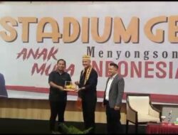 Ganjar Pranowo Disambut Hangat Ribuan Anak Muda di Lampung