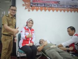 Pemprov-PMI Lampung Donor Darah Peringati HUT ke-78 Kemerdekan RI
