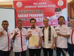 Wahyudi Didaulat Sebagai Ketua DPD I Relawan Jangkar Merah Putih Lampung, Siap Dukung Total Ganjar Pranowo Presiden RI 2024