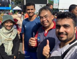 Jalan Sehat Unila be Strong! Diikuti Mahasiswa Asing Tiga Negara