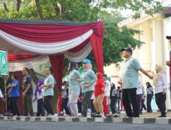 Unila Rayakan Dies Natalis ke-58 dengan Senam Bersama dan Lomba Tradisional