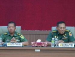 Kolonel Inf CH Prabowo Pimpin Entry Meeting Verifikasi Sertijab Pangdam II/Sriwijaya