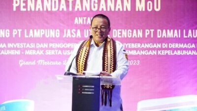 Lewat BUMD PT LJU, Pemprov Lampung Bisnis Kapal Penyeberangan Eksekutif Bakauheni-Merak