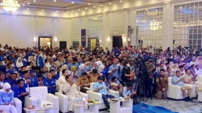 Prabowo Disambut Ribuan Relawan dan Pendukung Emak-Emak Lampung, Ajak Pilih Pemimpin dengan Hati