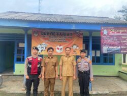 Patroli colling system sat Samapta Polres Tubaba di Kantor PPS Kecamatan TBT Jelang Pemilu 2024