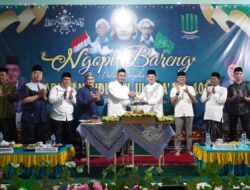 Pejabat Bupati Tubaba Drs.M. Firsada “ngopi bareng” Peringati Harlah NU ke-101