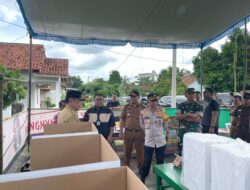 Pastikan Kesiapan Pemilu 2024, Kapolres Tulang Bawang Barat Cek TPS