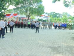 Ratusan Personel Dikerahkan, Kapolres Tubaba Jamin Keamanan Rapat Pleno KPUD.