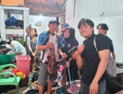 Pengurus KNPI dan RPL Lampung Bantu Warga Terdampak Banjir di Rajabasa