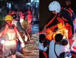Tim SAR Gabungan, Evakuasi Korban Banjir di Bandarlampung dan Lamsel