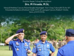 Pj Bupati Tubaba Pimpin Upacara Peringatan HUT Ke-105 Damkar