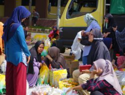 Pasar Murah Polda Lampung Diserbu Masyarakat