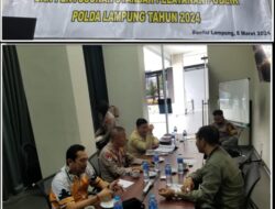 Polda Lampung Gelar Kegiatan Forum Konsultasi Publik dan Penyusunan Standar Pelayanan Publik 2024