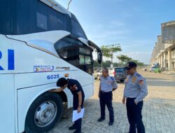 Menjelang Lebaran, Dishub Mulai Cek Kelayakan Bus Yang Beroperasi Diwilayah Tubaba