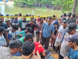 Polsek Gunung Agung Identifiaksi Penyebab Tenggelamnya Dua Anak dibendungan Tiyuh Tunas Jaya.