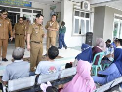 Pastikan Pelayanan Kesehatan, Pj. Bupati Tubaba Tinjau Puskesmas
