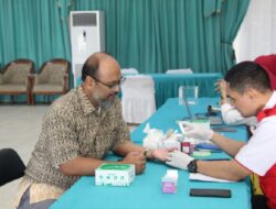 Donor di PTPN I Reg.7 Bantu Atasi Defisit Darah UDD PMI Lampung