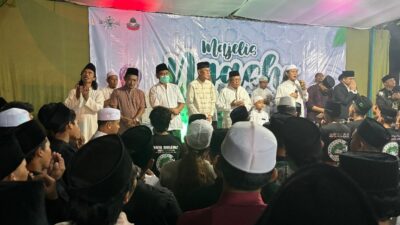 Adi Erlansyah Hadiri Halal Bihalal Majelis Ngasho Pringsewu