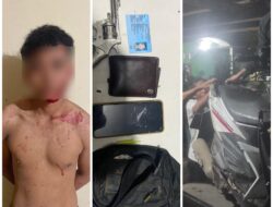 Maling Motor di komplek Pertokoan di Pasar Mulya asri : Pelaku 1 orang ditangkap dan 1 orang DPO.