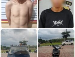 Polsek Gunung Agung Gerak Cepat Tangkap Pencuri Mobil Pick Up