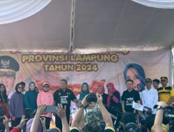 Gebyar Posyandu 2024, Pj Bupati Pringsewu: Semoga Badan jadi Segar Setelah Berolahraga Bersama