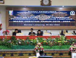 DPRD Lampung Setujui Usulan Pemberhentian Gubernur Arinal Periode 2019-2024
