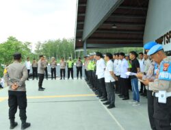 Polres Tubaba Gelar Pengamanan, Kunjungan Kepala Staf Kepresidenan 