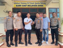 Ops Sikat Krakatau 2024, Unit Reskrim Polsek Lambu Kibang Menerima Penyerahan Satu Buah Senpi Rakitan