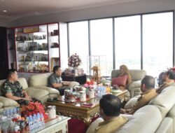 Danrem 043 Gatam Kunjungan Kerja ke Kantor Walikota Bandarlampung